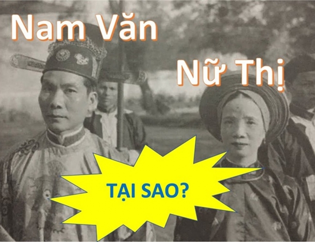 Vì sao các cụ thời xưa thích đặt tên con trai có chữ đệm là ‘Văn’, con gái là ‘Thị’?