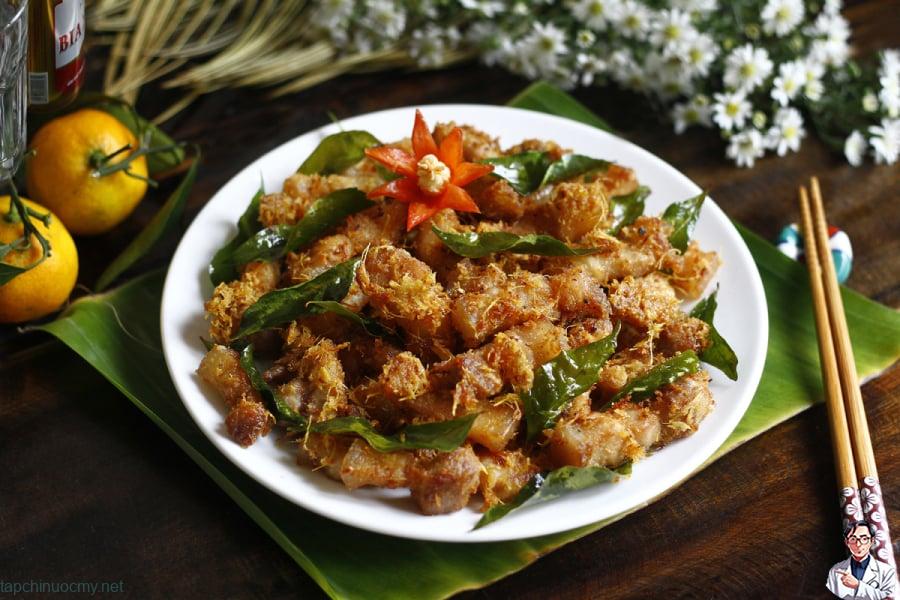 Món thịt ba chỉ chao riềng mẻ