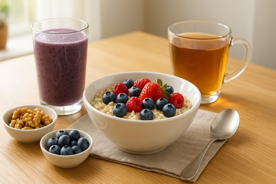 Bữa sáng giàu dinh dưỡng với quả mọng – “liều thuốc” tự nhiên giúp tăng cường trí nhớ.