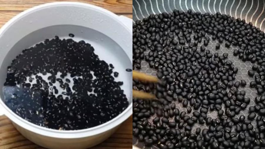 Chọn đậu đen ngon và sơ chế đúng cách sẽ cho món chè đậu thơm ngon nhanh nhừ