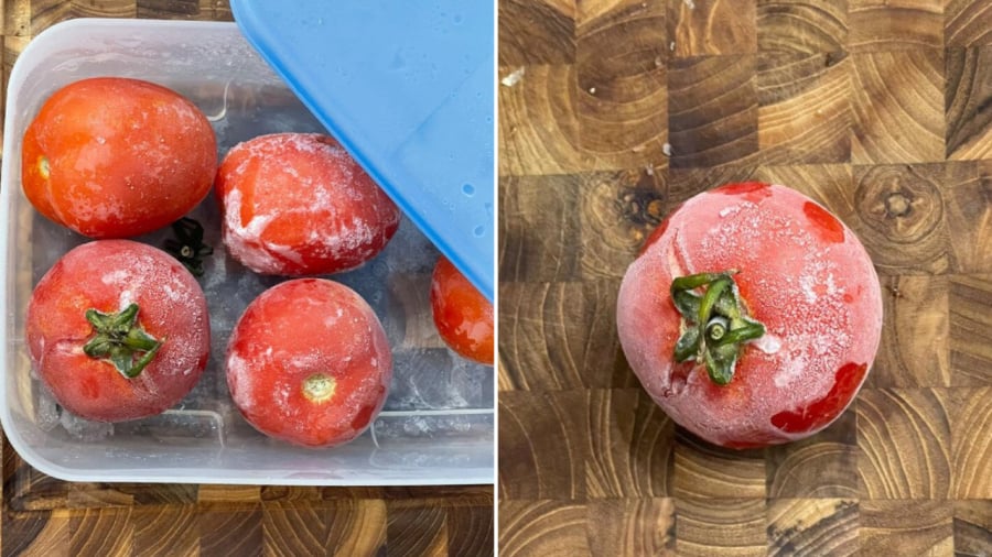 Nḗu biḗt cách trữ ᵭȏng cà chua thì hương vị của ʟoại quả này sẽ ⱪhȏng thay ᵭổi.