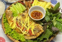 Cách làm cá diêu hồng chiên xoài bằm mắm chua ngọt, đậm vị miền Tây